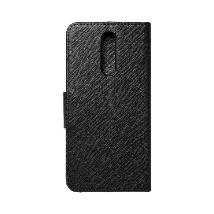 OEM - Redmi 8 Plånboksfodral Fancy Eco Läder - Svart