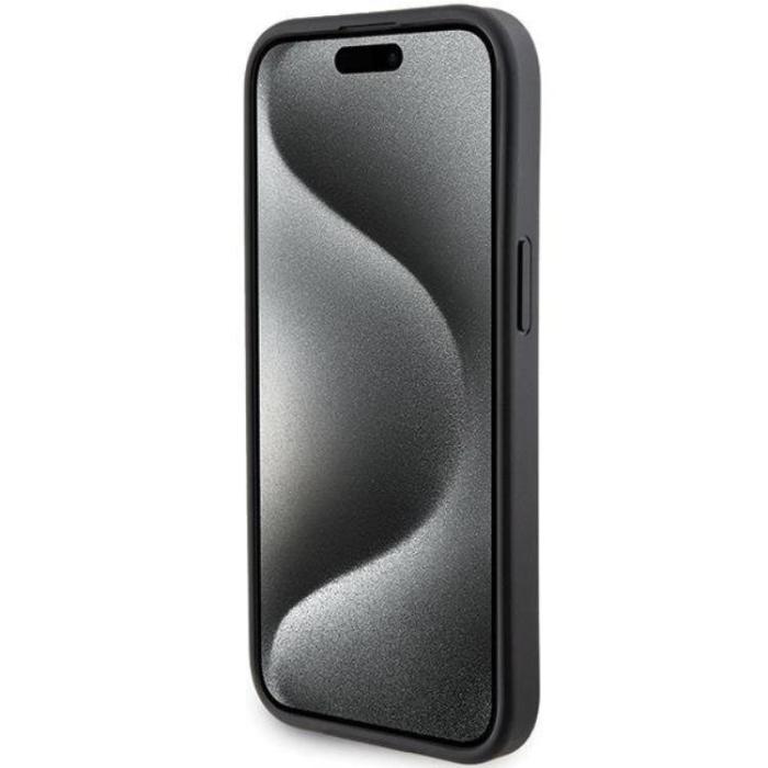 KARL LAGERFELD - Karl Lagerfeld iPhone 15/14 Plus Mobilskal Gripstand Saffiano Choupette Pins