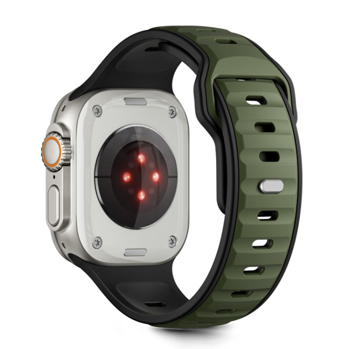Tech-Protect - Tech-Protect Apple Watch (44/45/46/49mm) Armband Icon - Svart/Grön