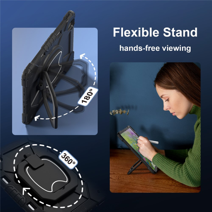 A-One Brand - iPad Air 13(2025/2024) Skal Kickstand - Svart/Svart