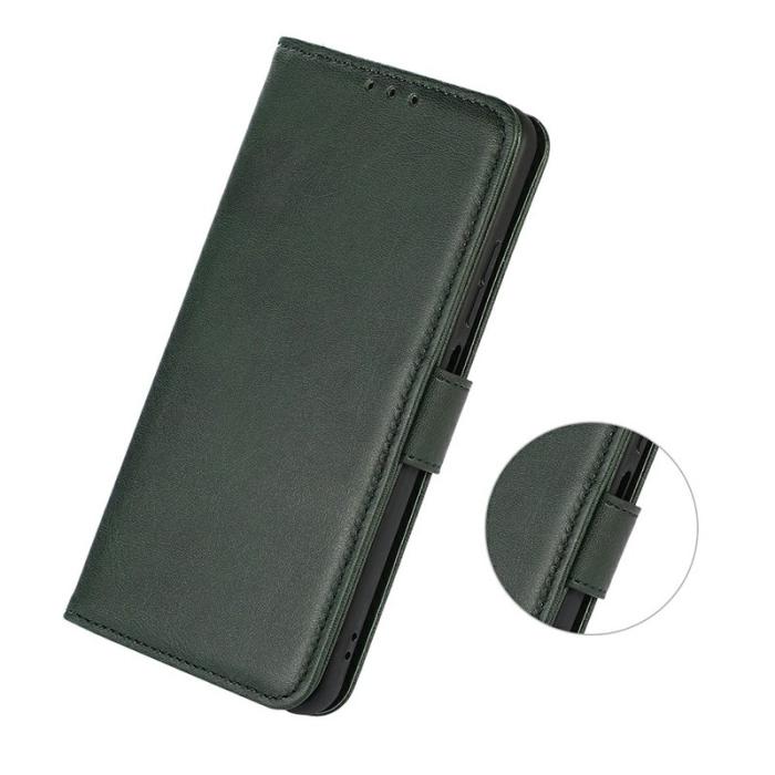 OEM - Samsung Galaxy S26 Ultra Plånboksfodral Konstläder Med Ställ - Grön