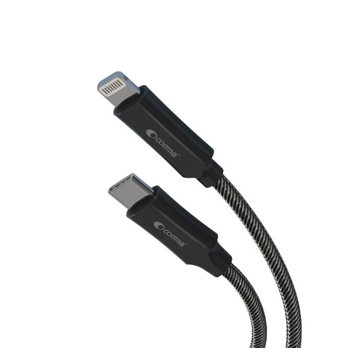 Comma - Comma USB-C till Lightning kabel 1.5m 3A Jub MFi - Grå