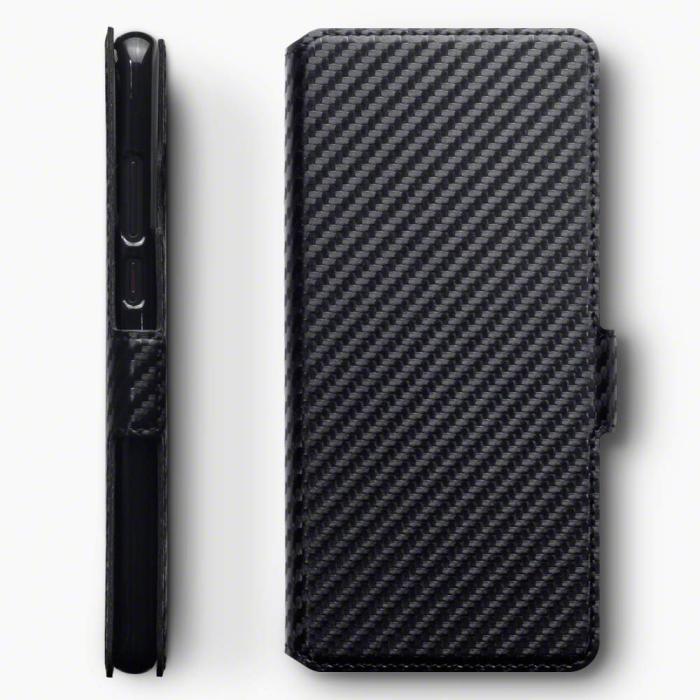 UTGATT5 - Carbon Plånboksfodral till Huawei P30 Pro - Svart