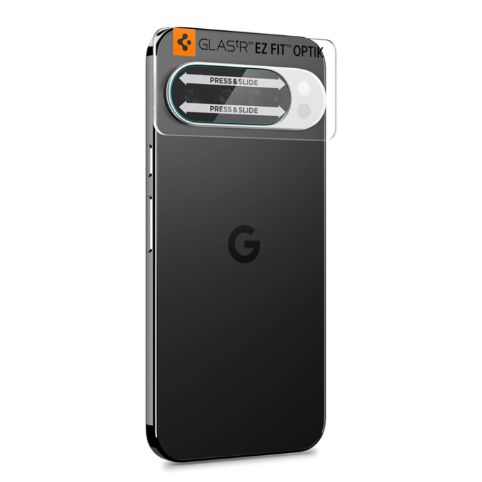 Spigen - [2-Pack] Spigen Google Pixel 10 Pro Härdat Glas Kameraskydd - Crystal Clear