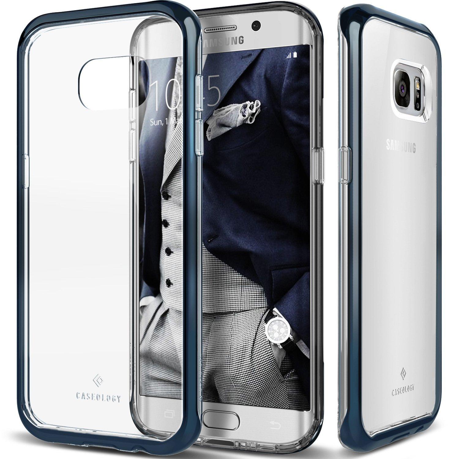 Caseology Skyfall Series Skal till Samsung Galaxy S7 Edge - Blå