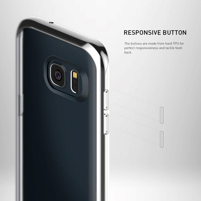 Caseology - Caseology Skyfall Series Skal till Samsung Galaxy S7 Edge - Svart