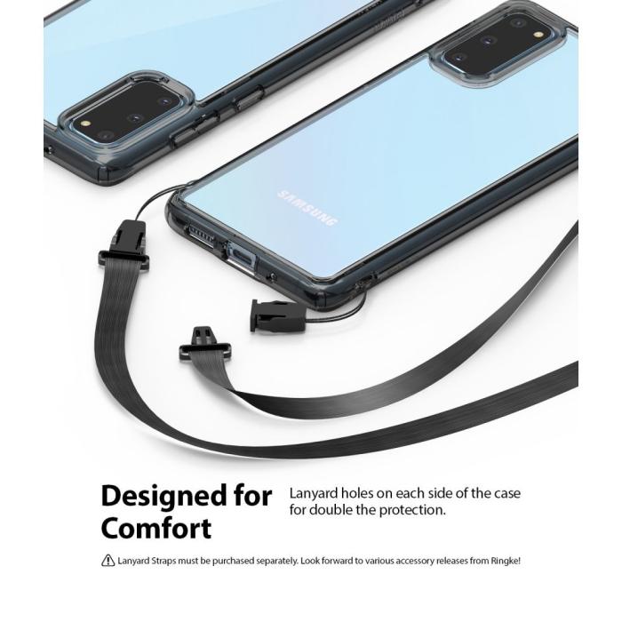 UTGATT1 - Ringke Fusion Shock Absorption Skal till Samsung Galaxy S20 - Black
