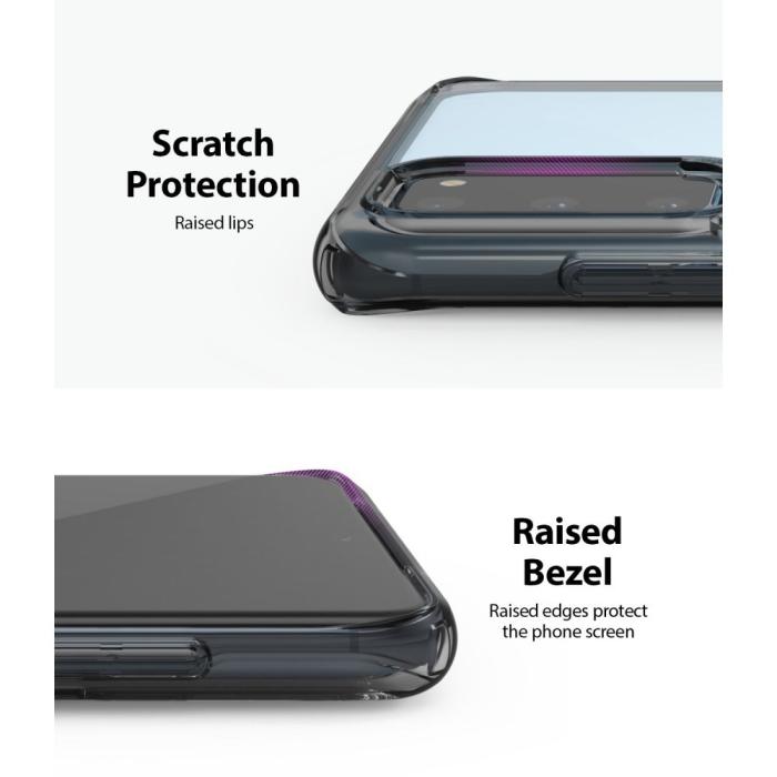UTGATT1 - Ringke Fusion Shock Absorption Skal till Samsung Galaxy S20 - Black