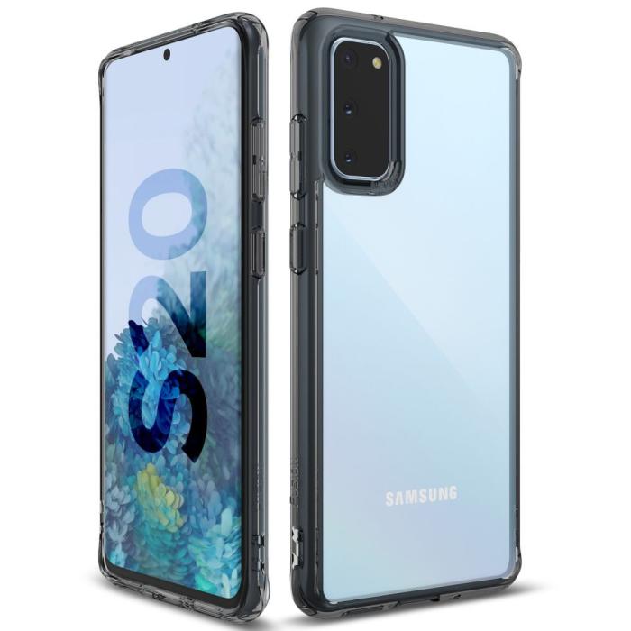 UTGATT1 - Ringke Fusion Shock Absorption Skal till Samsung Galaxy S20 - Black