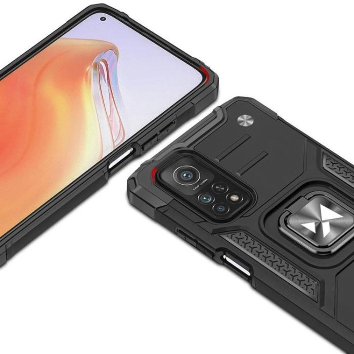 Wozinsky - Wozinsky Xiaomi Redmi Note 11/11S/11T/Poco M4 Pro 5G Skal Ring Armor - Svart