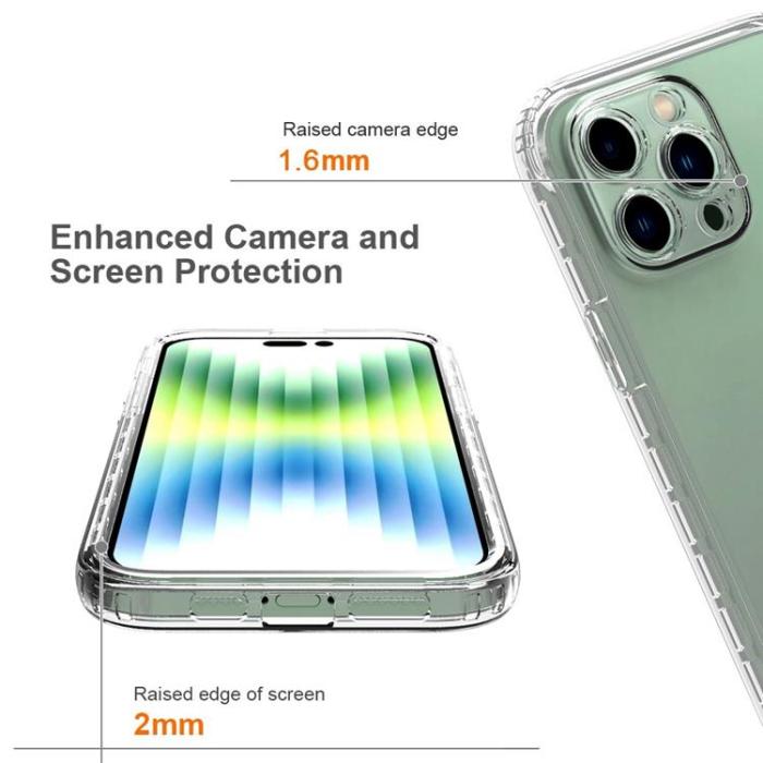 A-One Brand - iPhone 14 Pro Skal Gradient Shockproof - Clear