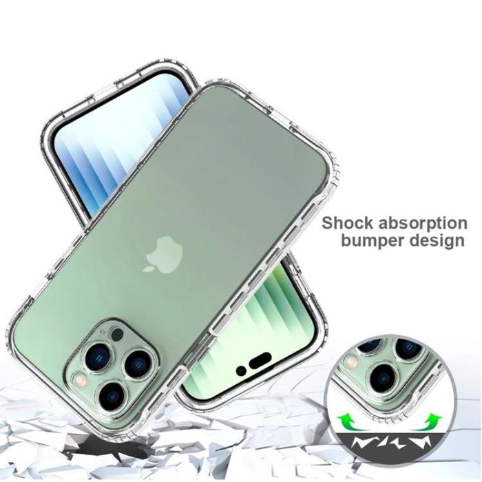 A-One Brand - iPhone 14 Pro Skal Gradient Shockproof - Clear