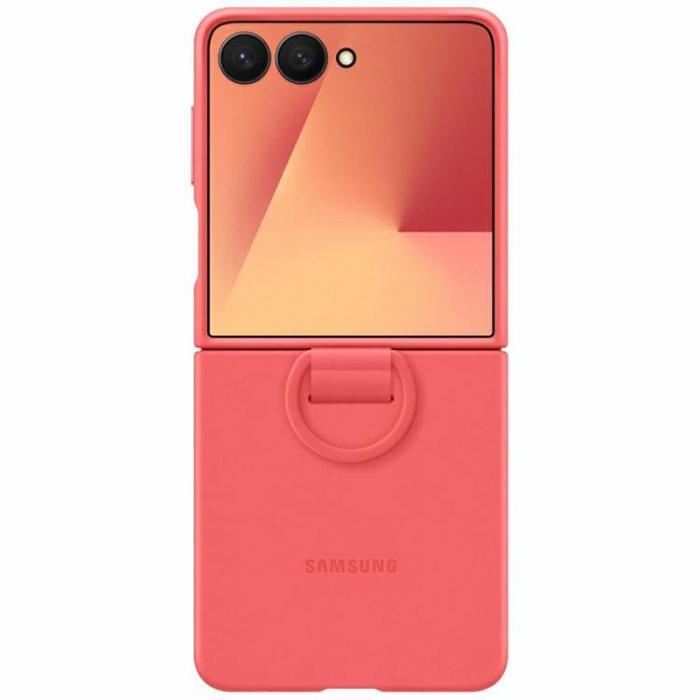 Samsung - Samsung Galaxy Z Flip 7 Mobilskal Ring - Röd