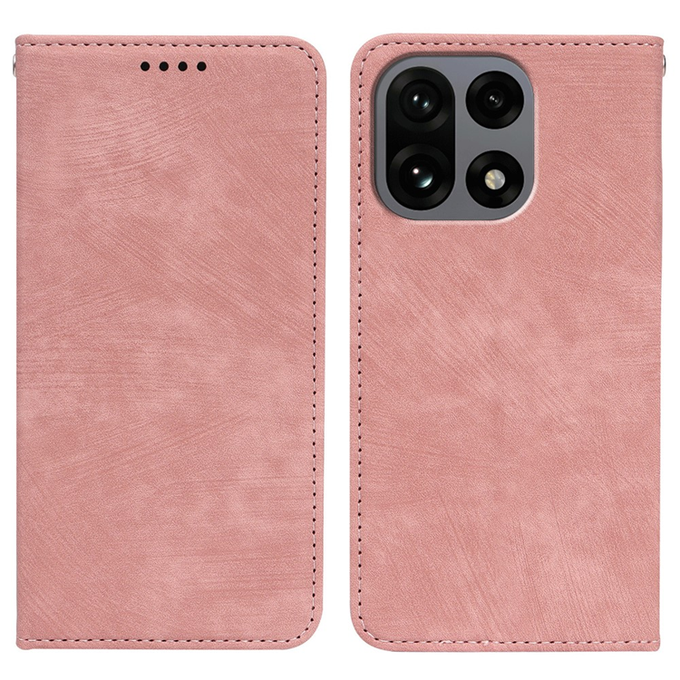 OnePlus 15 Plånboksfodral Strong Striped Läder (Roséguld) | 2353 | AlltMobil