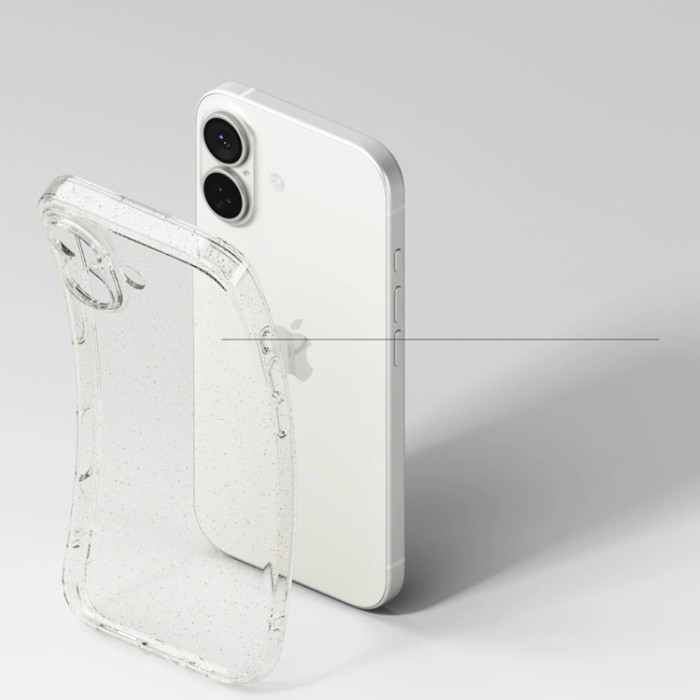 Ringke - Ringke iPhone 17 Mobilskal - Glitter Clear