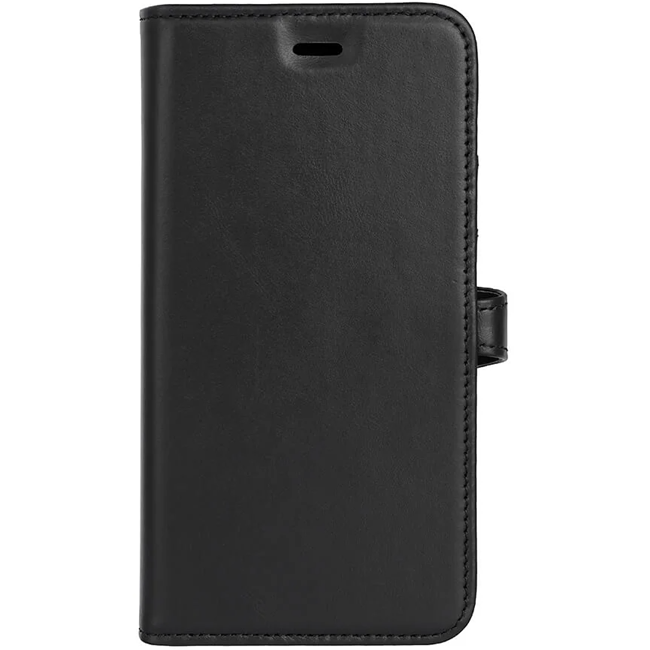 BUFFALO Galaxy S24 5G Plånboksfodral Äkta Läder 2-i-1 - Svart
