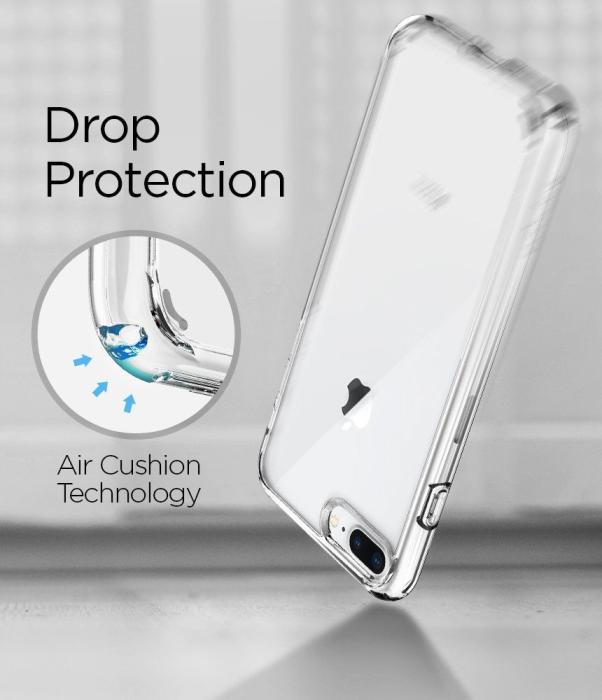 UTGATT - SPIGEN Ultra Hybrid 2 skal iPhone 7 Plus & iPhone 8 Plus Clear