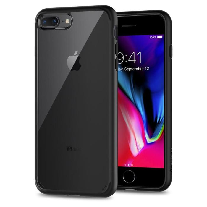 UTGATT5 - SPIGEN Ultra Hybrid 2 skal iPhone 7 Plus & iPhone 8 Plus Svart