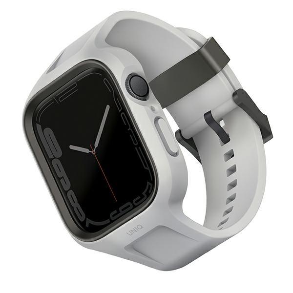UNIQ Apple Watch 4/5/6/7/8/SE (44/45 mm) Armband + Skal Monos - Grå