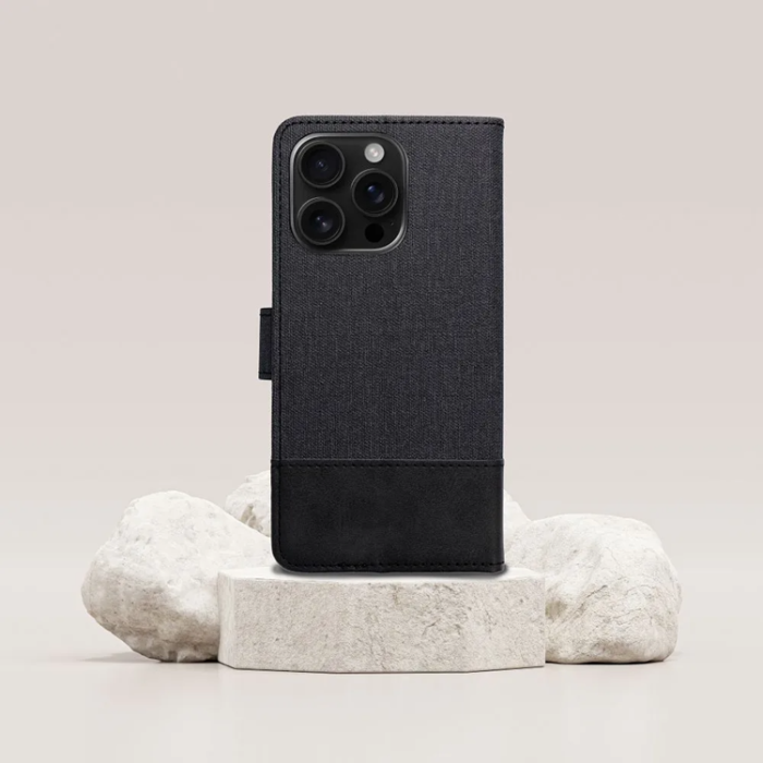 OEM - Xiaomi Redmi Note 14 Pro 4G Plånboksfodral Gomma - Svart