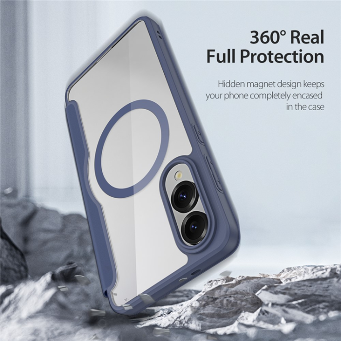 Dux Ducis - Dux Ducis Galaxy S25 Edge Plånboksfodral MagSafe Skin X Pro