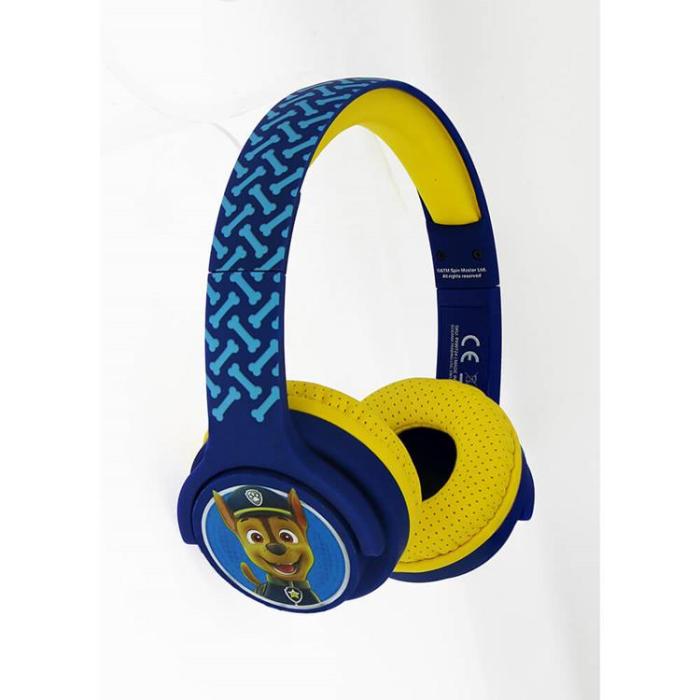 UTGATT5 - PAW PATROL Hörlurar Junior Bluetooth On-Ear 85dB Trådlös Chase - Blå