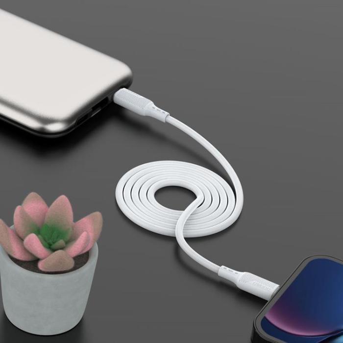 Dudao - Dudao USB-C till Lightning kabel 2m 20W PD L6S - Vit