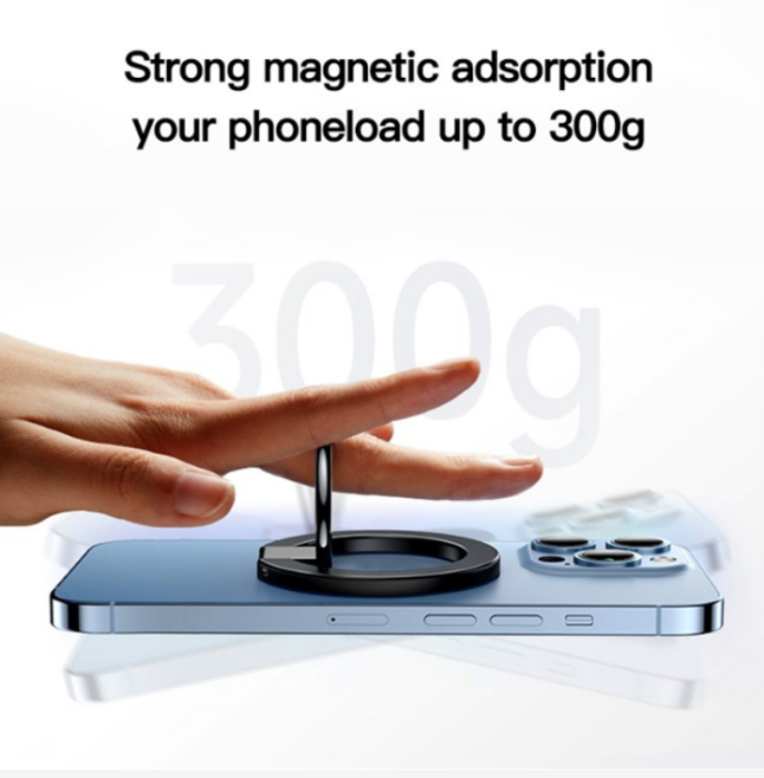 OEM - Magsafe Magnetic Ringhållare Till Mobiltelefon - Vit