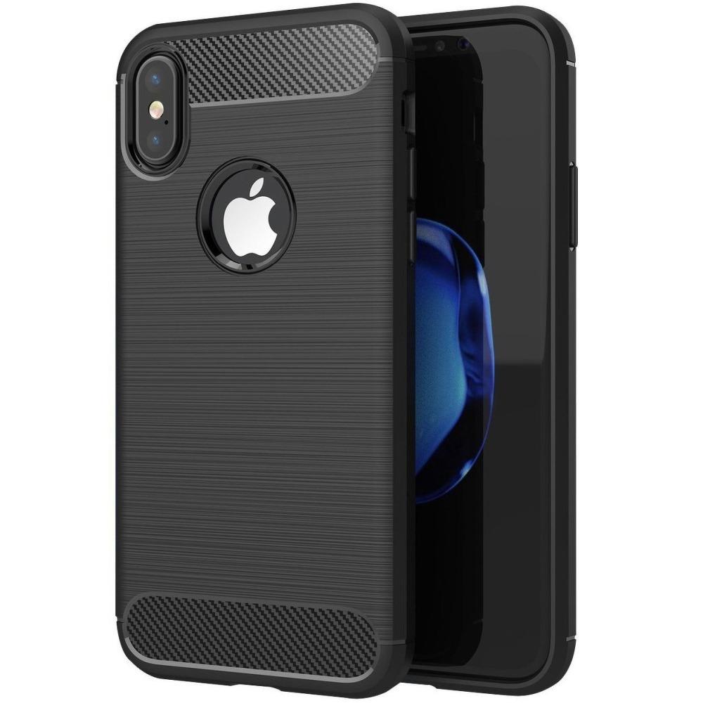 CARBON skal till iPhone X Svart | 2353 | AlltMobil