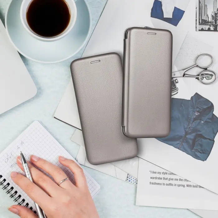 Forcell - Elegance fodral till Samsung Galaxy S21 PLUS Grå