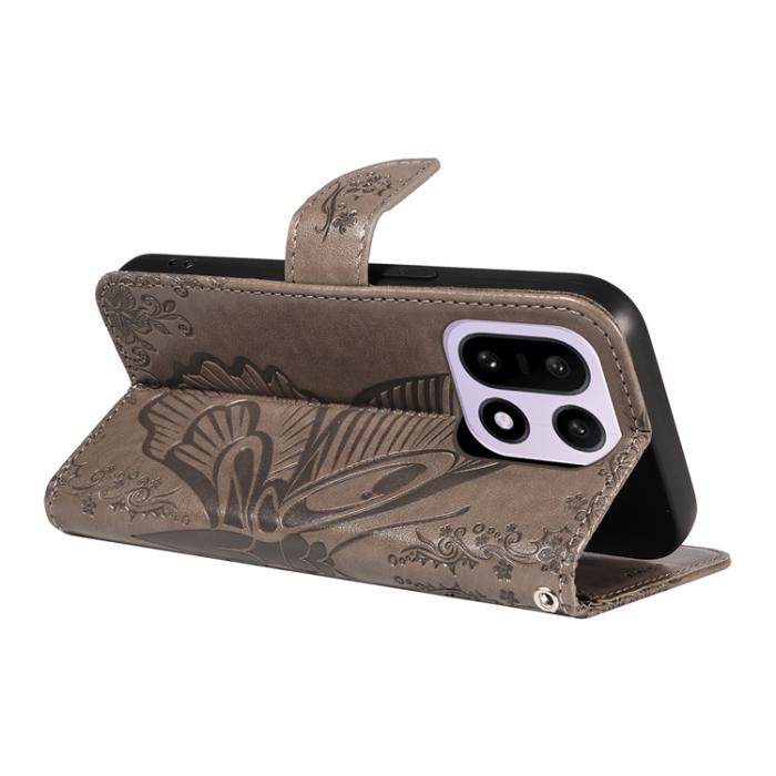 A-One Brand - OnePlus 15 Plånboksfodral Butterfly Pattern Konstläder