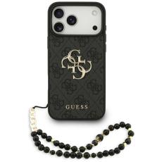 Guess - Guess iPhone 17 Pro Max Mobilskal 4G Strap 4G Classic Logo - Svart