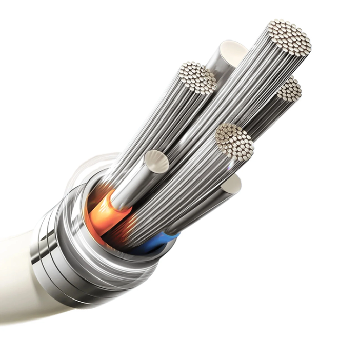 Joyroom - Joyroom USB-C Till Lightning Kabel 30W 2m - Beige