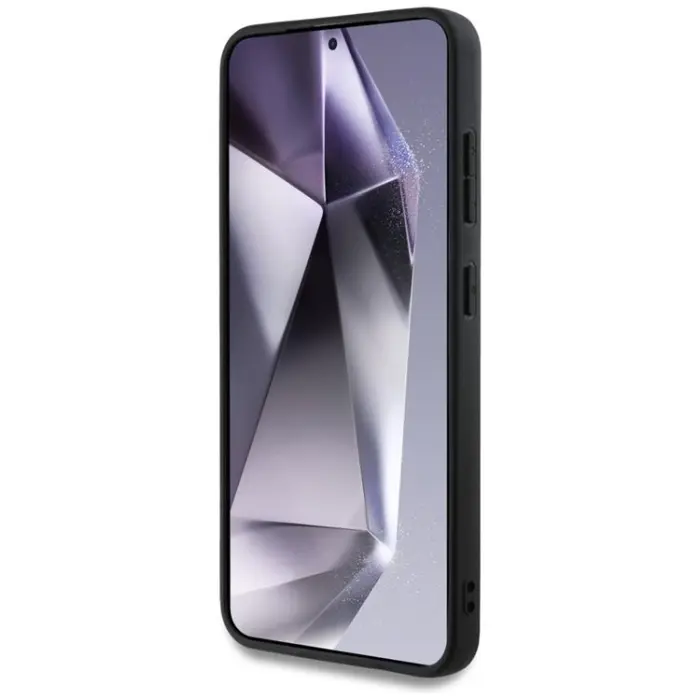KARL LAGERFELD - Karl Lagerfeld Galaxy S25 Mobilskal Läder Monogram Karl Head - Svart