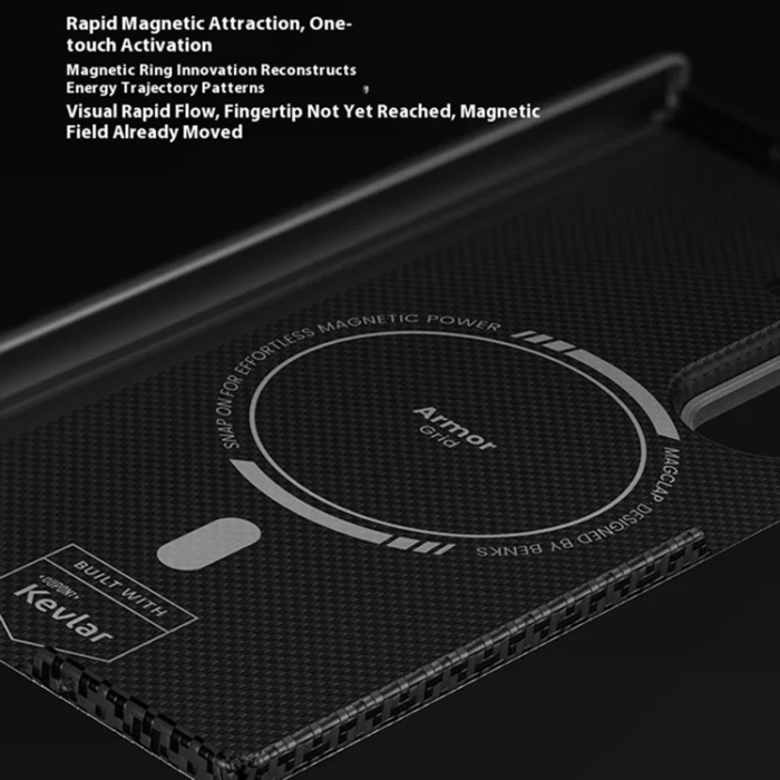 Benks - BENKS Galaxy Z Fold 7 5G Mobilskal Magsafe kevlar Aramid Fiber C1