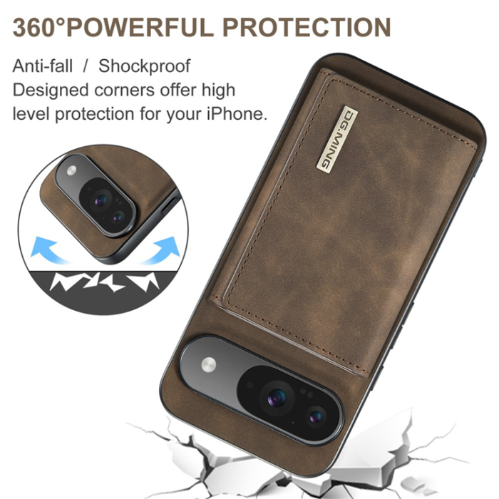 DG.MING - DG.MING Google Pixel 10 Pro/10 Plånboksfodral Detatchable M1
