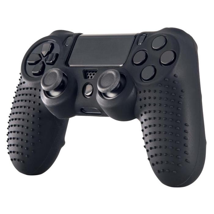 UTGATT - HAMA PS4 Handkontrollsskydd 3st i Silikon - Röd / Blå / Svart