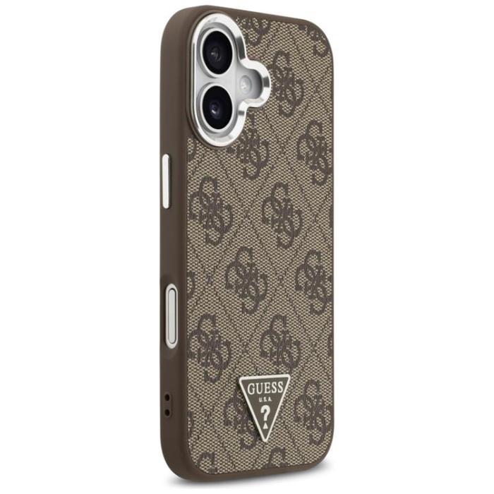 Guess - Guess iPhone 17 Mobilskal MagSafe 4G Triangle Logo - Brun
