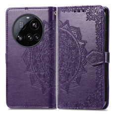 A-One Brand - Xiaomi 15 Ultra Plånboksfodral Mandala Flower Läder - Lila