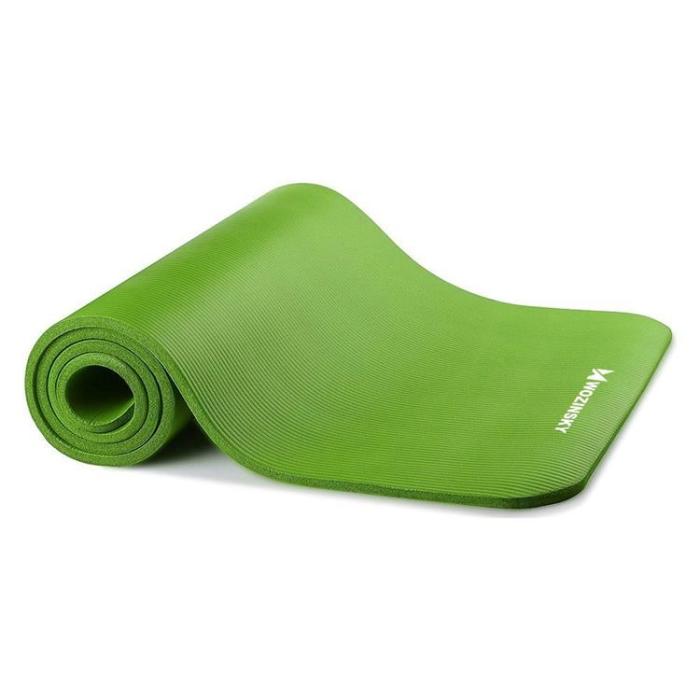 UTGATT5 - Wozinsky Gymnastik Halkfri Matta 181x63x1 cm - Grön