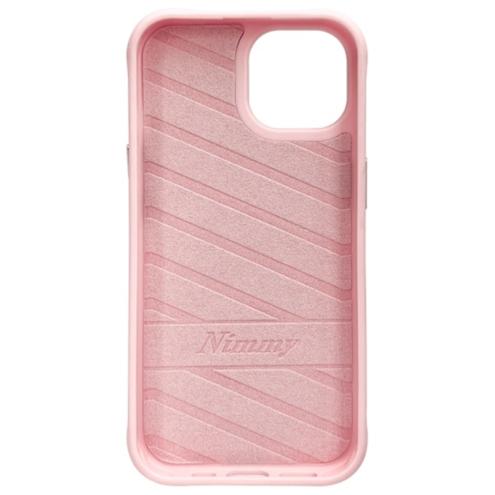 NIMMY - Nimmy iPhone 15 Mobilskal Glasses Cool Cat - Rosa