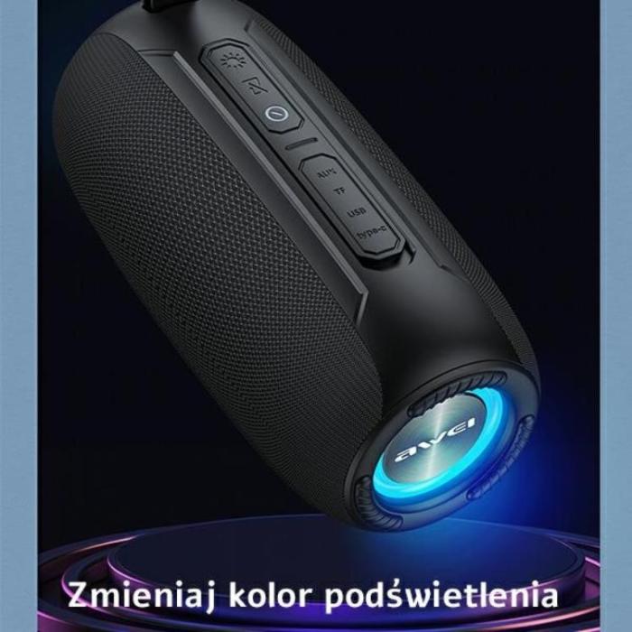 Awei - Awei Vattentät Bluetooth Högtalare Y370 - Svart
