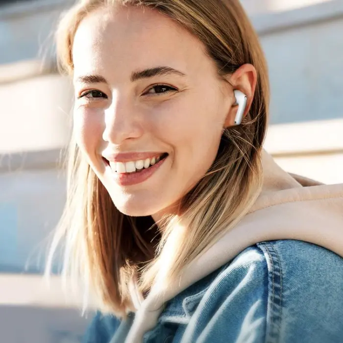 Joyroom - Joyroom Funpods Trådlösa In-Ear-Hörlurar (JR-FB2) - Vit