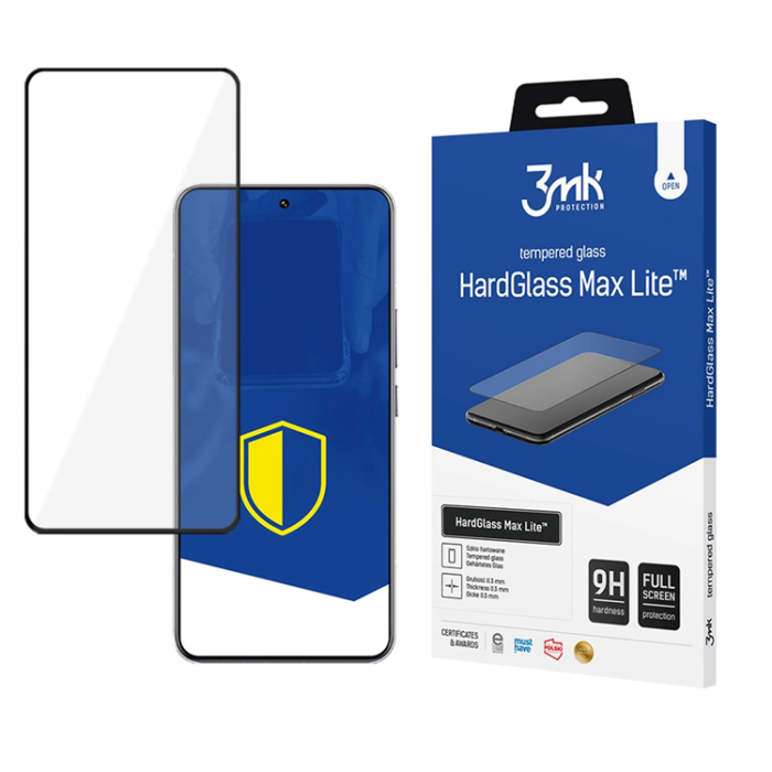 3MK - 3MK Xiaomi 15 Ultra Härdat Glas Skärmskydd Max Lite - Svart