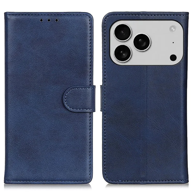 iPhone 17 Pro Max Plånboksfodral Cowhide Texture - Blå | 2353 | AlltMobil