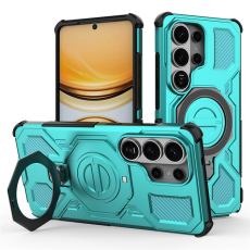 A-One Brand - Galaxy S26 Ultra Mobilskal Rotating Metal Kickstand - Babyblå