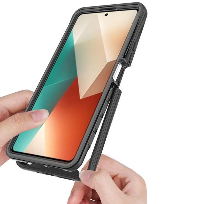 Tech-Protect - Tech-Protect Xiaomi Redmi Note 13 5G Mobilskal Defense360 -Svart