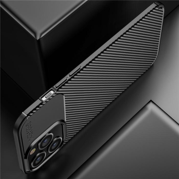 OEM - iPhone 14 Pro Max Skal Carbon Shock-Proof - Svart
