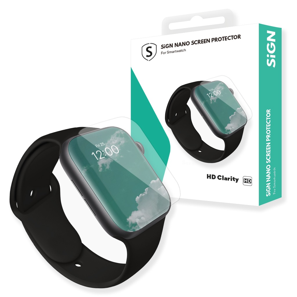 SiGN Apple Watch 6 44mm Skärmskydd Strong Nano Film | 5468 | AlltMobil