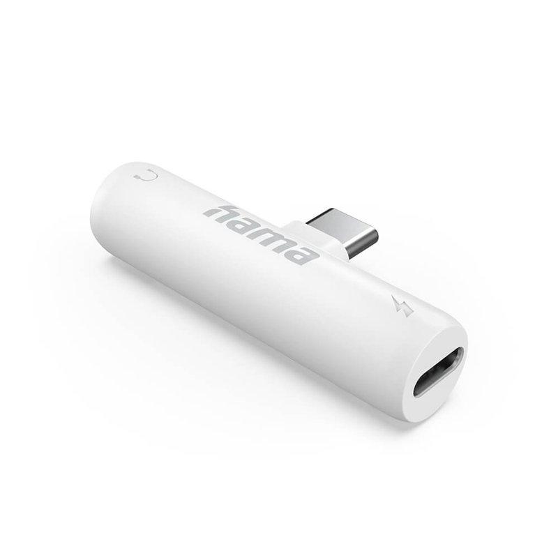 HAMA Adapter Audio USB-C Vit